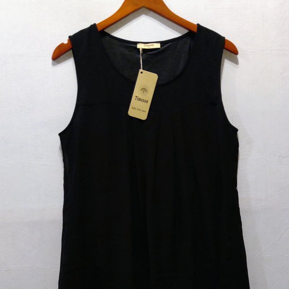 Women's Medium Double Layer Tunic Chiffon Tank Top - Timeson - Picture 3 of 9
